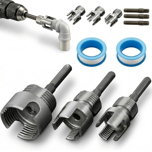 3pcs pvc pipe threader - 3pcs,